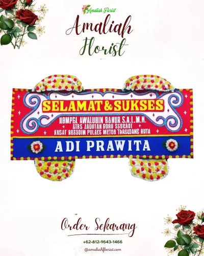 Karangan Bunga Ucapan Selamat di Campakawarna