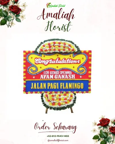 Bunga Papan Congratulation di Campakawarna